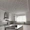 Ekena Millwork 29 78W x 29 78H x 38T Small Fowler Decorative Fretwork Ceiling Panels, PVC CELP30X3001FLR - alternate 7